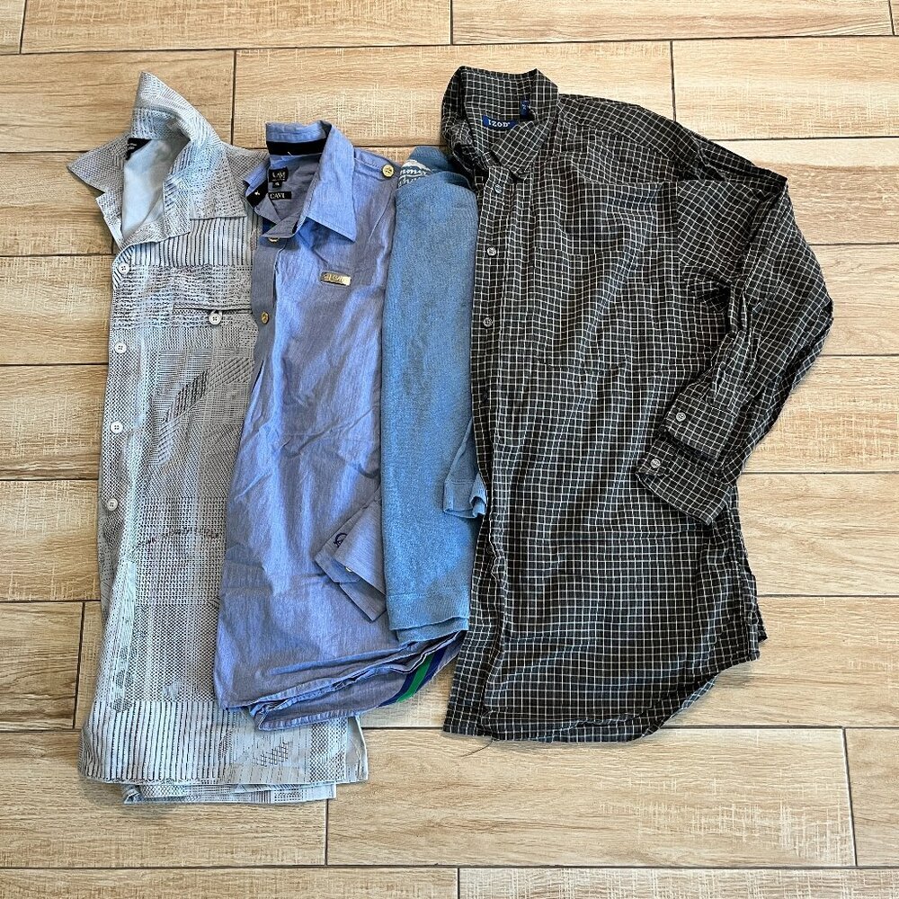 Mens Bundle of 4 Long Sleeve Tops - XL